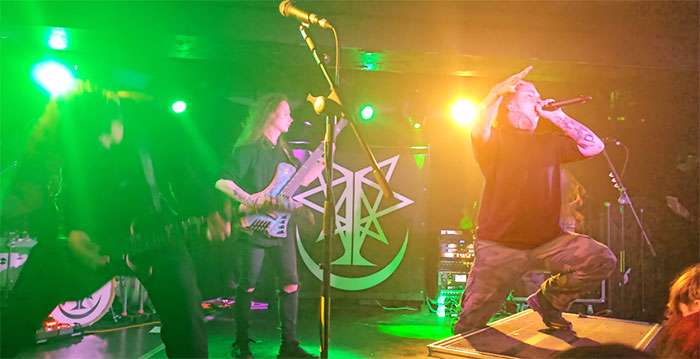 INGESTED play first show with new singer