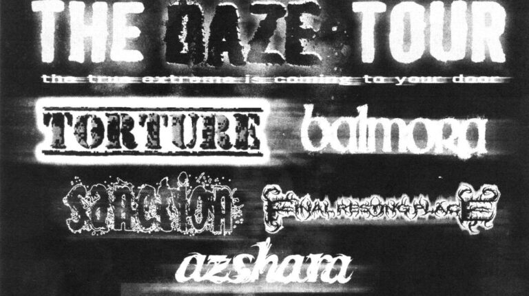 THE DAZE TOUR announces lineup with Torture and others