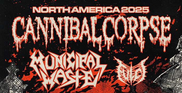 CANNIBAL CORPSE announce US tour