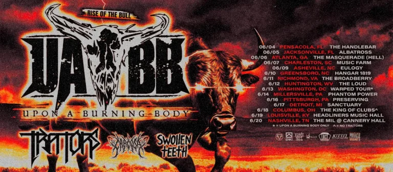 UPON A BURNING BODY announce US tour